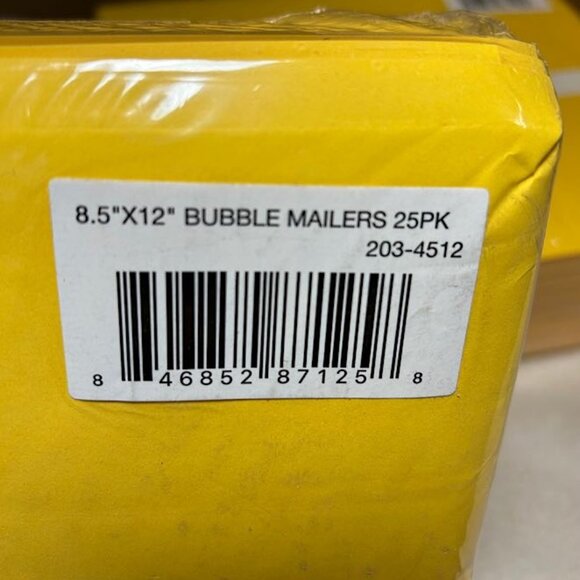 50 NEW 8.5" x 12" Manila Bubble Padded Self Sealing Envelopes (2 packs of 25) - Picture 4 of 4